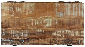Mesa de centro 115x60x40 cm madeira recuperada maciça