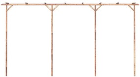 Pérgola de bambu 385x40x205 cm