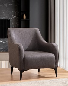 Cadeira Wing Belissimo – Cinzento Escuro – 94x87x77 cm