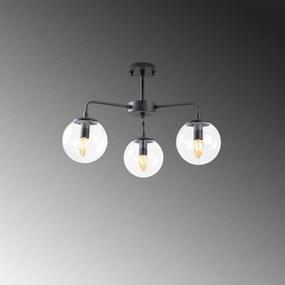 Candeeiro de Teto Viran – Preto – 56 x 56 x 43 cm