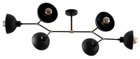 Candeeiro de Teto Dram – Preto – 102 x 52 cm