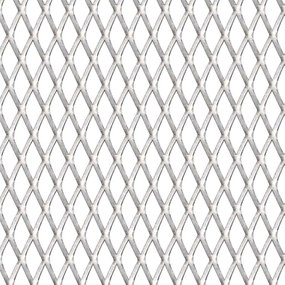 Cerca de arame p/ jardim aço inoxidável 100x85 cm 45x20x4 mm