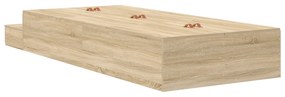 Estrutura de Cama de Armazenamento Carvalho Sonoma 75x190 cm