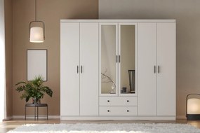 Guarda-roupa Lavinia - Branco - 210x210x50 cm