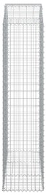 Cesto gabião arqueado 150x50x200/220 cm ferro galvanizado