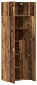 Armário de Armazenamento vidaXL Madeira Antiga 70x42.5x225 cm Madeira