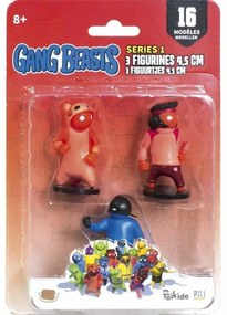 Figuras de Ação Lansay Gang Beasts Lot #4 4,5 cm 3 Peças