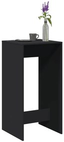 Mesa de bar 51x50x103,5 cm derivados de madeira preto