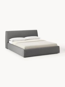 Cama estofada com arrumação Cloud