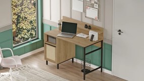 Secretária ON16 – Walnut Oak – 120 cm x 99,8 cm x 54,05 cm