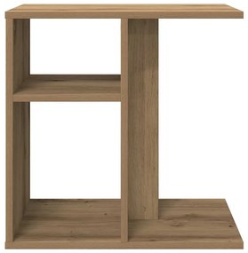 Mesa de apoio carvalho artesanal 50x30x50 cm madeira trabalhada
