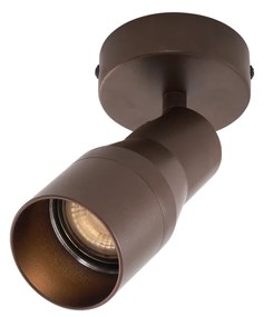 Foco de teto moderno bronze escuro GU10 50mm redondo - Stanley Moderno