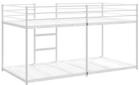 Beliche sem colchão 100x200 cm aço branco