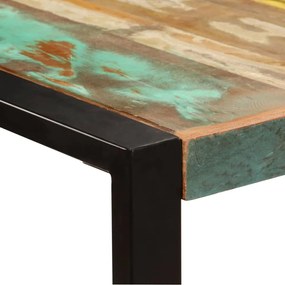 Mesa de jantar madeira recuperada maciça 220x100x75 cm