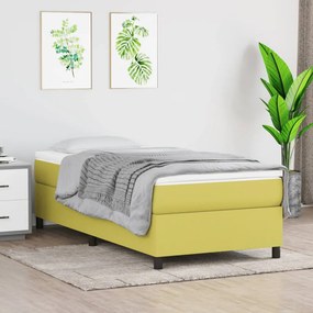 Estrutura de cama 90x190 cm tecido verde
