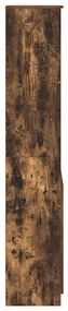 Armário alto 50x35x180 cm derivados de madeira carvalho fumado