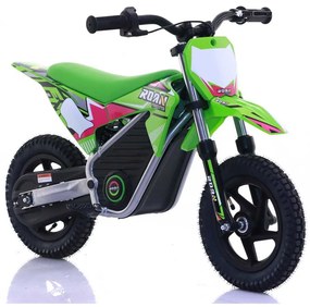 Mini moto elétrica para crianças Minicross electrica 250W 12/12"  Warrior MX-E250 Verde