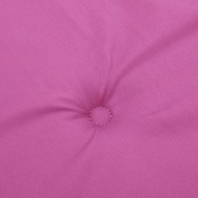 Almofadões p/ cadeira 6pcs 40x40x4 cm tecido rosa