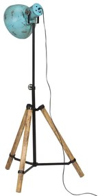 Candeeiro de pé 25 W 75x75x90-150 cm E27 azul desgastado