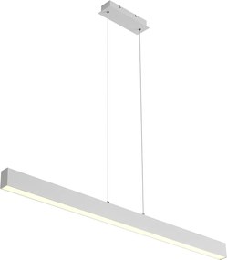 Candeeiro suspenso branco com LED regulável em 3 níveis 2700-4000K com interruptor DIP - Keane