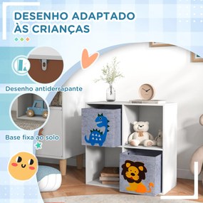 ZONEKIZ Estante para Brinquedos Estante para Crianças acima de 3 Anos