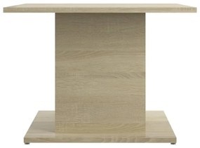 Mesa de centro 55,5x55,5x40cm derivados madeira carvalho sonoma