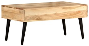Mesa de centro 88x50x42 cm madeira de acácia maciça