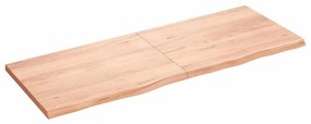 Prateleira de parede 160x60x(2-4) cm carvalho tratado castanho