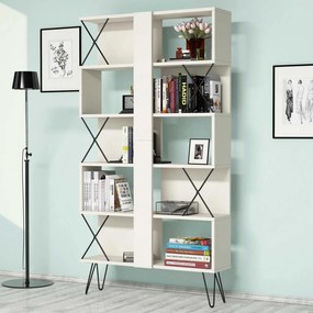 Estante Extra – Creme – 90x167,3x22 cm