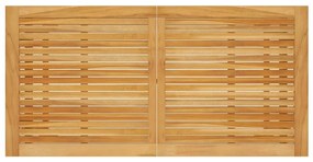 5 pcs conjunto de jantar para jardim castanho
