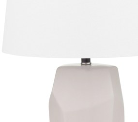 Candeeiro de mesa rosa ELIA  Beliani