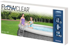 Bestway Escada para piscinas com 2 degraus Flowclear 84 cm