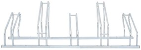 Suporte independente para 5 bicicletas aço galvanizado