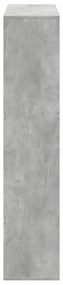 Divisória 100x33x156,5 cm derivados de madeira cinzento cimento
