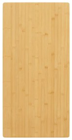 vidaXL Tampo de mesa 40x80x2,5 cm bambu