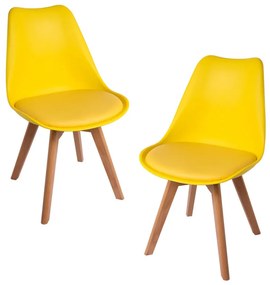 Pack 2 Cadeiras Synk Pro - Amarelo