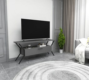 ****  
Móvel TV Tarz – Antracite – 124 cm x 54 cm x 35 cm

**