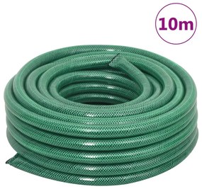 Mangueira de jardim com conjunto de encaixe 0,75" 10m PVC verde