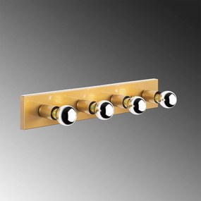Aplique de Parede Mirro – Dourado – 10 x 10 x 60 cm