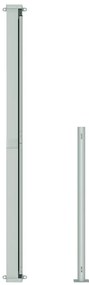 Toldo lateral retrátil para pátio 200x300 cm creme