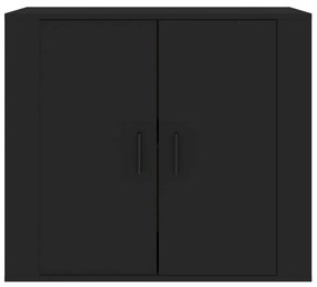 Aparador 80x33x70 cm derivados de madeira preto