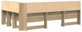 Cabeceira de armazenamento Carvalho sonoma 120 cm