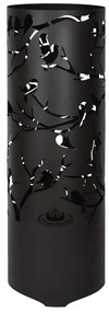 422499 Esschert Design Tambor combustão Birds on Twig aço carbono preto FF409