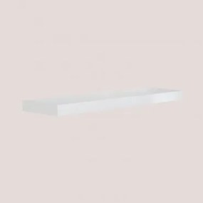 Prateleira De Parede Em Mdf Jario Madeira Branca & ↔︎ 90 Cm - Sklum