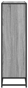 Estante 97,5x33x107,5 cm derivados madeira/metal cinza sonoma