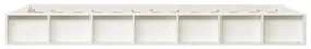 Estrutura de cama 140x190 cm branco