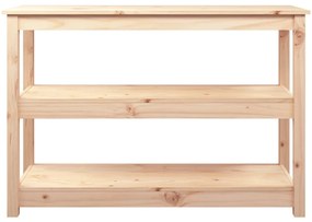Mesa consola 110x40x74 cm madeira de pinho maciço
