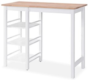 Conjunto de bar 3 pcs MDF branco