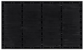Tapete de porta retangular 45x75 cm borracha e fibra de coco