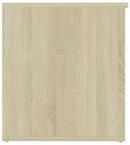 Arca de arrumação 84x42x46cm madeira processada carvalho sonoma